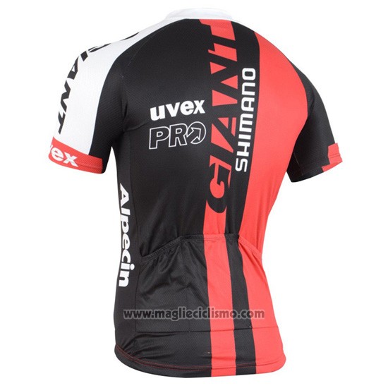2015 Abbigliamento Ciclismo Giant Alpecin Rosso e Bianco Manica Corta e Salopette